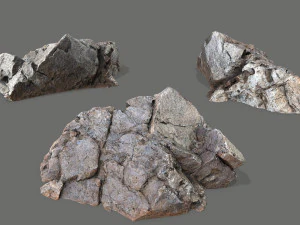 Desert rocks 3D Model