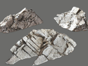 Desert rocks 3D मॉडल