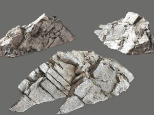 Desert rocks 3D Model