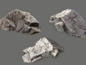 Desert rocks 3D Model
