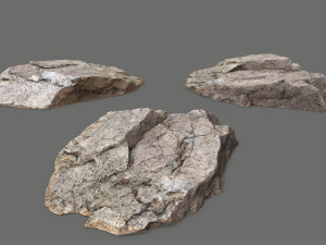 Desert rocks 3D मॉडल