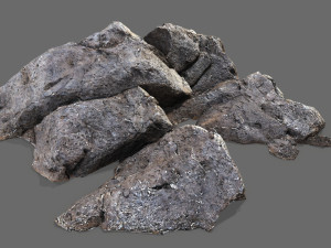 Desert rocks 3D मॉडल
