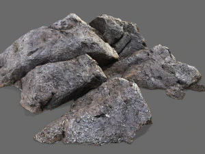 Desert rocks 3D Model