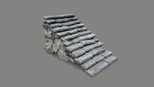 Stairs Modelo 3D .c4d .max .obj .3ds .fbx .stl .blend 