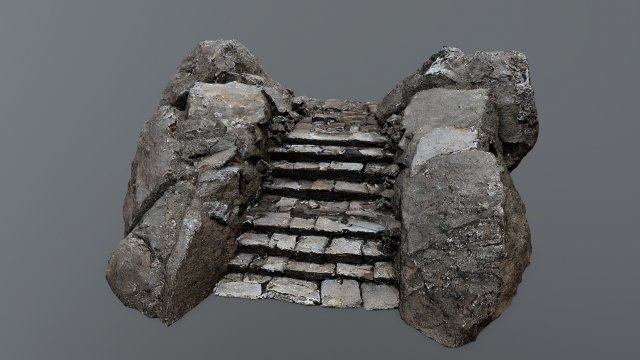 Stairs 3D 模型 .c4d .max .obj .3ds .fbx .stl .blend 