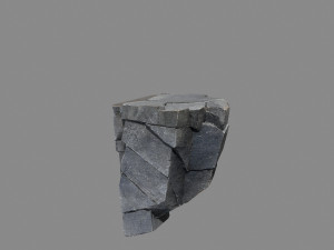 Cliff rocks 3D Model