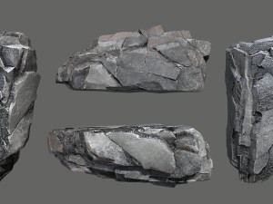 Cliff rocks 3D Model