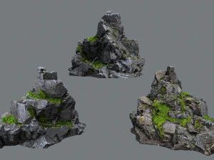 Forest rocks 3D Model
