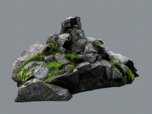 Forest rocks 3D Model