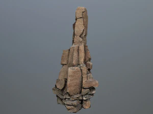 Cliff rocks 3D Model