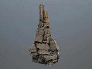 Cliff rocks 3D Model