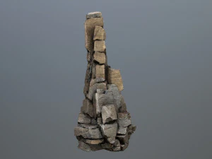 Cliff rocks 3D Model