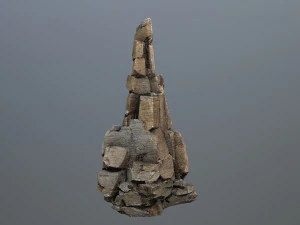 Cliff rocks 3D Model