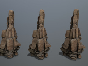 Cliff rocks Modelo 3D