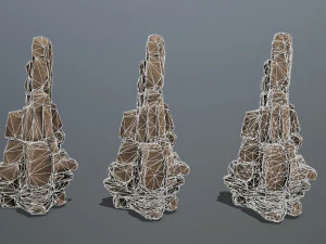 Cliff rocks 3D Model