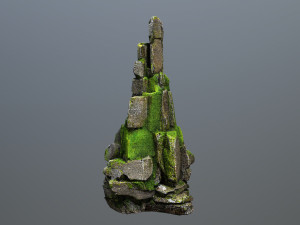 Forest rocks Modello 3D