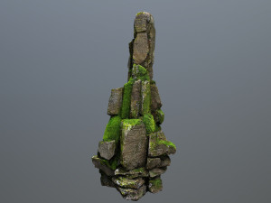 Forest rocks Modello 3D