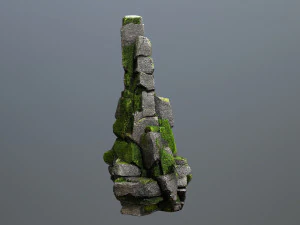 Forest rocks 3D Model