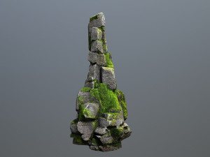 Forest rocks Modello 3D