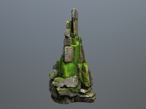 Forest rocks Modello 3D