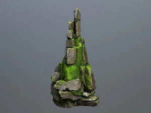 Forest rocks 3D Model