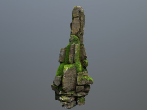 Forest rocks Modello 3D
