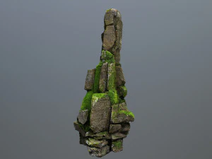 Forest rocks 3D Model