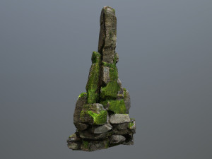 Forest rocks Modello 3D