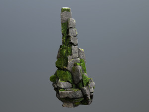 Forest rocks Modello 3D