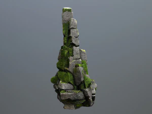 Forest rocks 3D Model