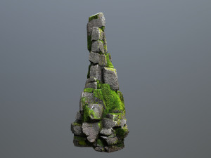 Forest rocks Modello 3D
