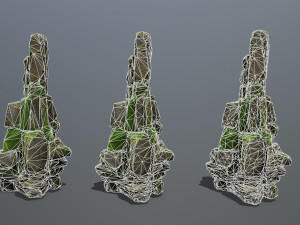 Forest rocks Modello 3D