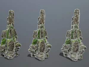 Forest rocks 3D Model