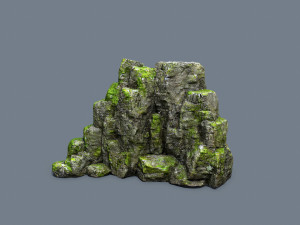Cliff rocks Modello 3D