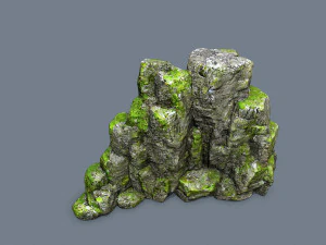 Cliff rocks 3D Model