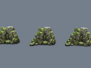 Cliff rocks 3D Model