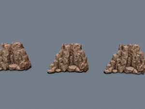 Desert rocks 3D Модель