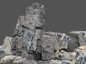 Cliff rocks 3D Model