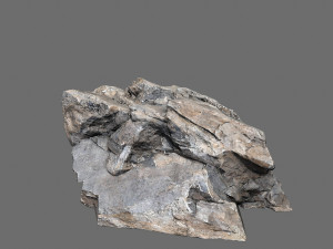 Cliff rocks Model 3D