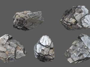 Cliff rocks Model 3D