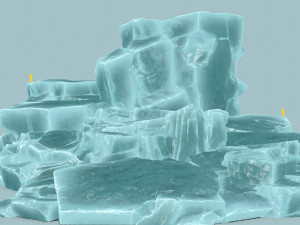 Ice rocks Modelo 3D