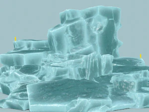 Rocce di ghiaccio Modello 3D
