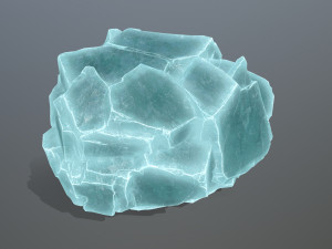 Ice rocks 3D Модель
