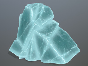Ice rocks 3D Модель