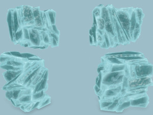 Ice rocks 3D Модель