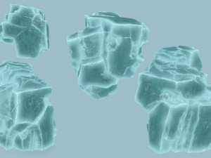 Ice rocks 3D Модель