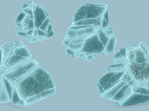 Ice rocks 3D Модель