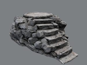 Temple stairs 1 3D Model