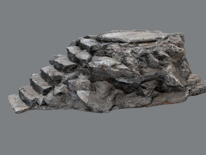 Temple stairs 1 3D Model