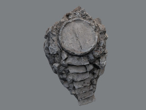 Temple stairs 1 3D Model
